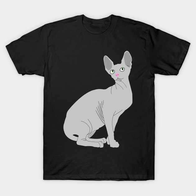 Sfinks Cat T-Shirt by momomoma